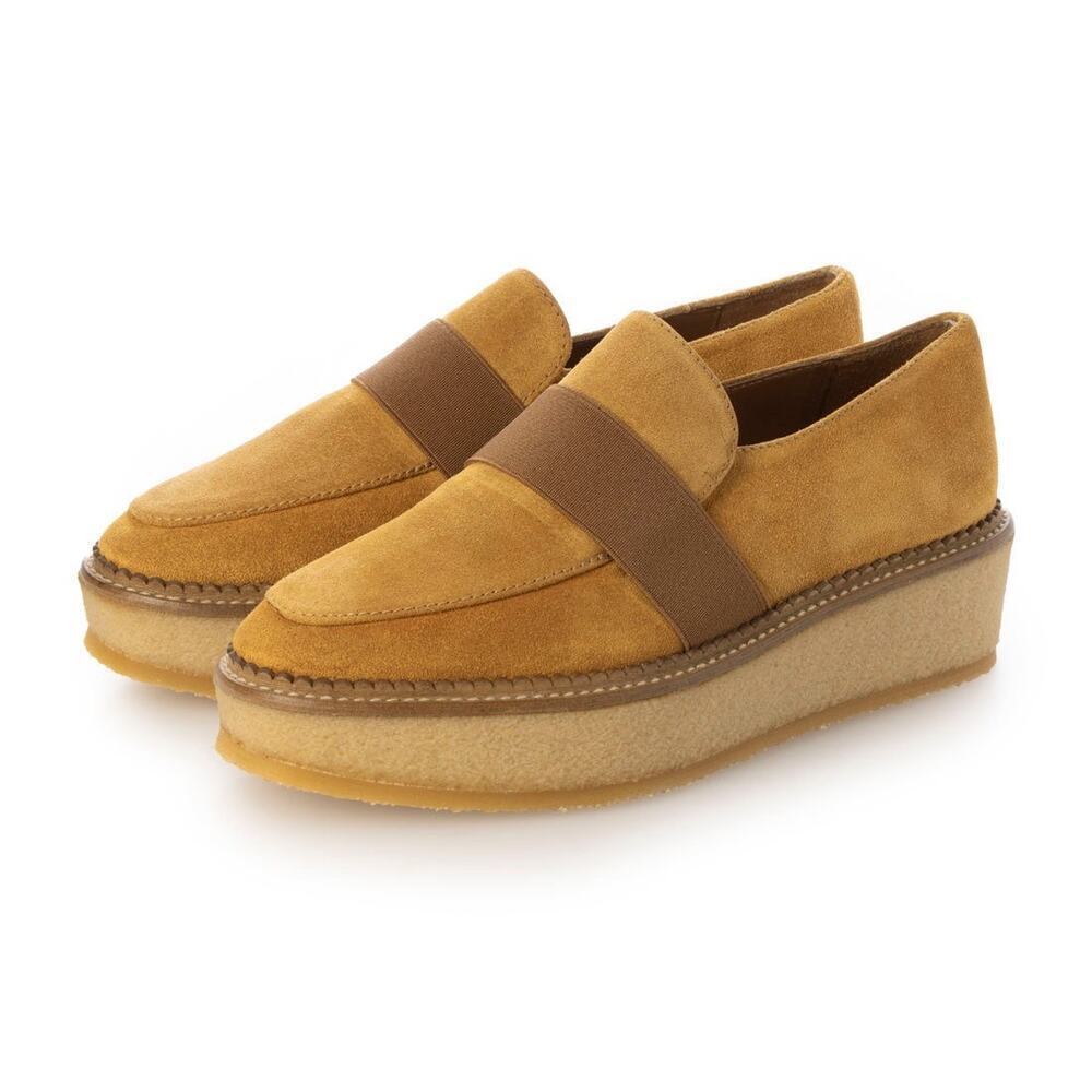 Castaner Brown Suede Platform Loafers